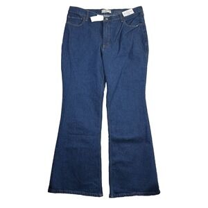 NWT Abercrombie & Fitch Jeans Women 38x32 Blue Denim The Vintage Flare High Rise